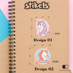 Stikels - Unicorn theme personalised stickers