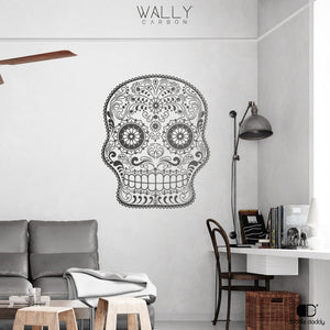 Wally - Carbon Mandala Skull - Doodle Daddy