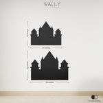 Castle Shape Chalkboard - Wally Scribble by Doodle Daddy