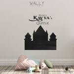 Castle Shape Chalkboard - Wally Scribble by Doodle Daddy