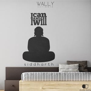 Gautama Buddha personalised Chalkboard - Wally Scribble Doodle Daddy