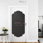 Motifs Shape Personalised Chalkboard - Wally Scribble by Doodle Daddy