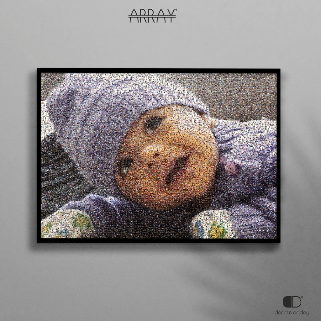 Personalised photo mosaic of your memories - Array by Doodle Daddy