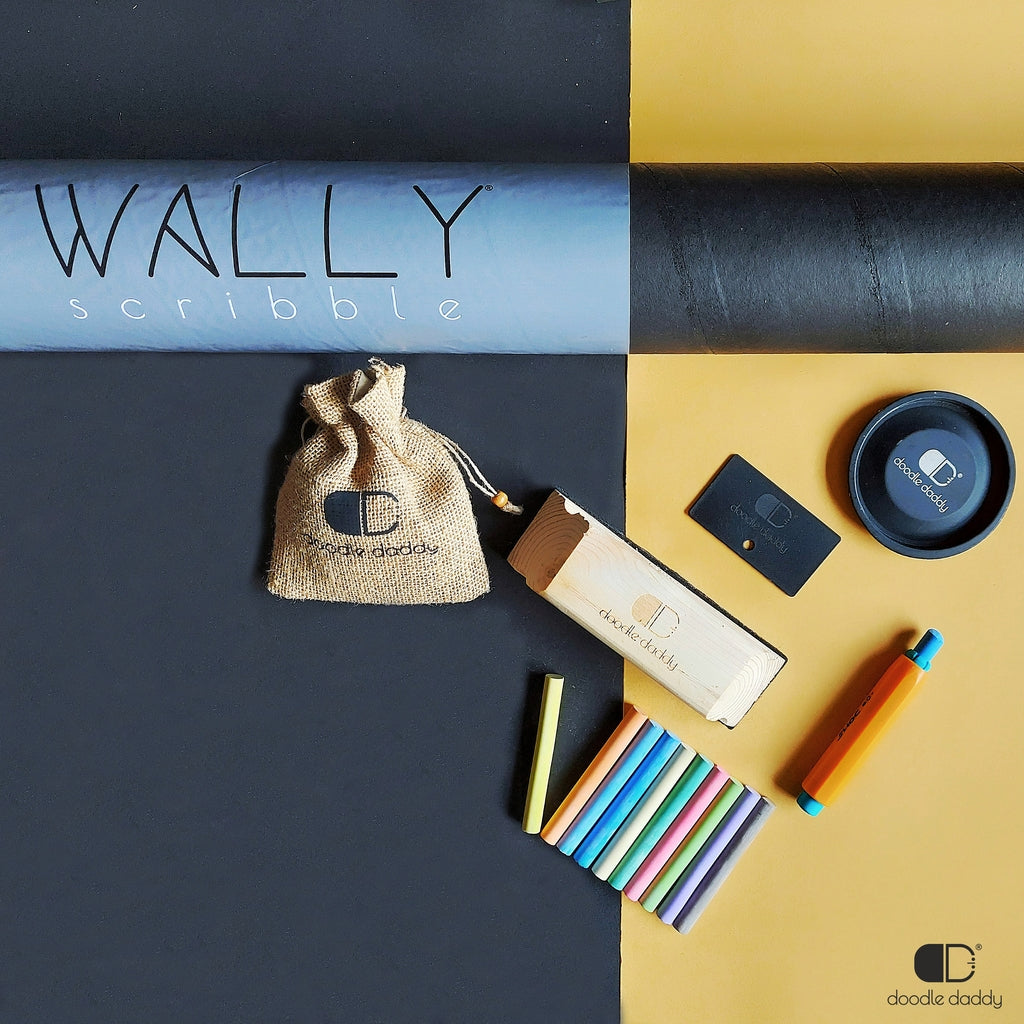 Owl shape personalised chalkboard - Wally Scribble by Doodle Daddy