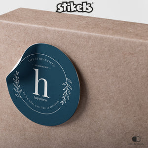 Personalised labels Square and round - Stikels by Doodle Daddy