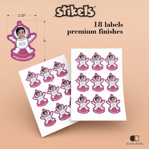 personalised stickers - Space theme personalised stickers - Stikels by Doodle Daddy