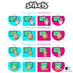 Personalised Allergen stickers - warning - Stikels by Doodle Daddy