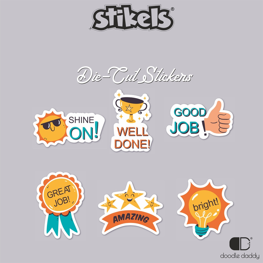 custom die cut stickers - custom design - Stikels by Doodle Daddy