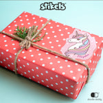 Stikels - Unicorn theme personalised stickers